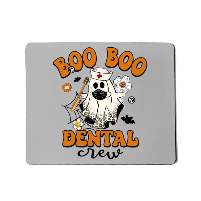 Groovy Halloween Teeth Cute Boo Dental Crew Nurse Gift Mousepad