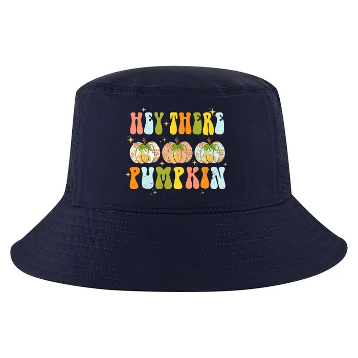 Groovy Hey There Pumpkin Fall Autumn Fun Thanksgiving Cool Comfort Performance Bucket Hat