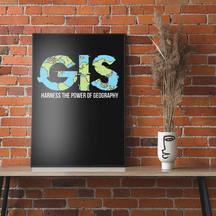 Gis Harness The Power Of Geography Poster