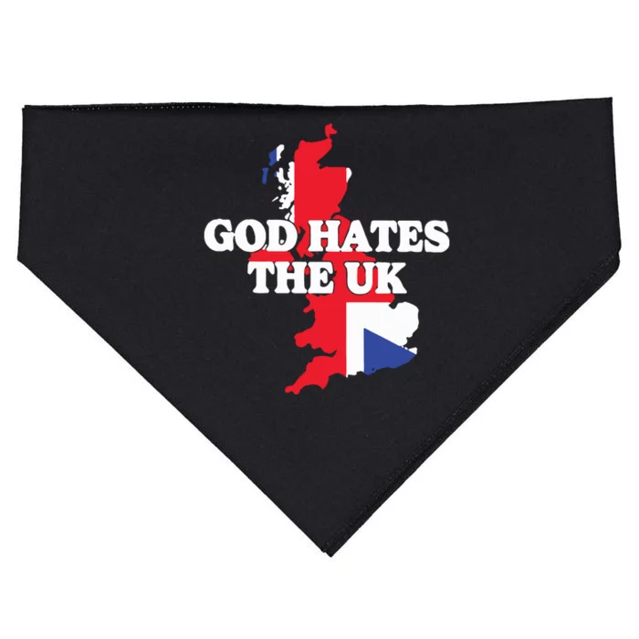 God Hates The Uk USA-Made Doggie Bandana