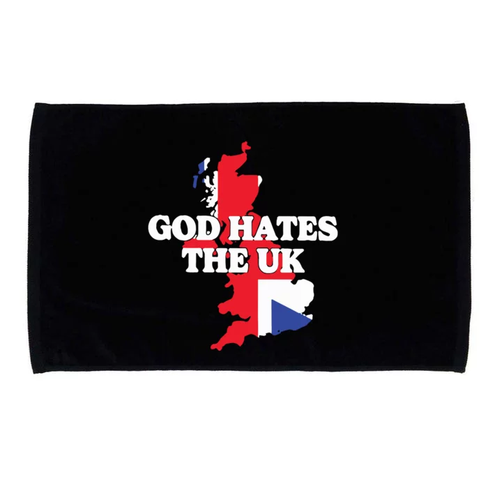 God Hates The Uk Microfiber Hand Towel