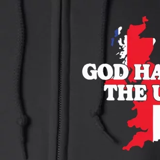 God Hates The Uk Full Zip Hoodie