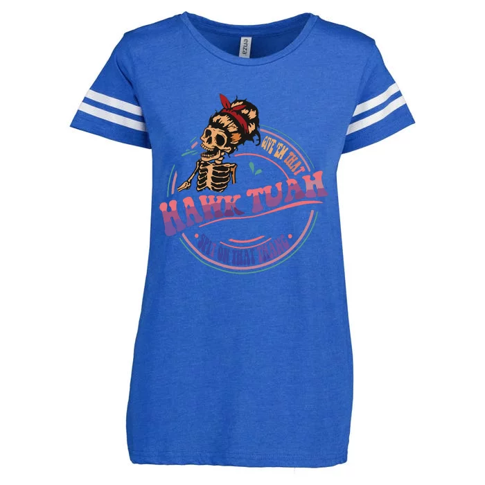 Girl Hawk Tuah 2024 Spit On That Thang Enza Ladies Jersey Football T-Shirt