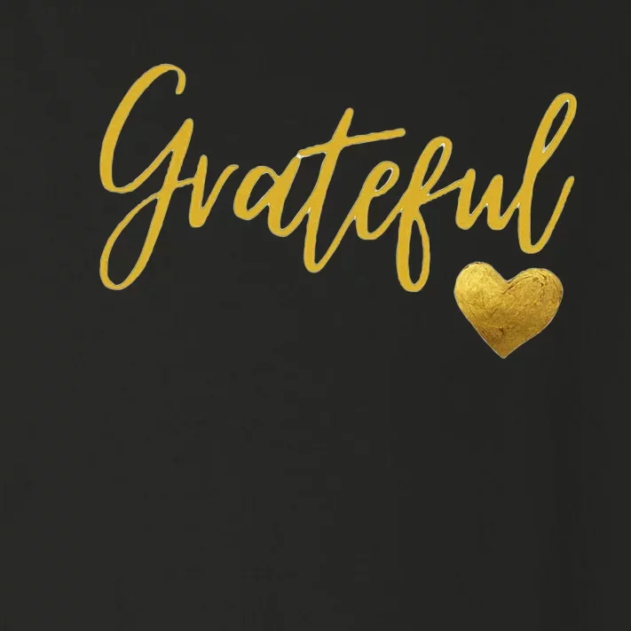 Grateful Heart Thanksgiving Toddler Long Sleeve Shirt