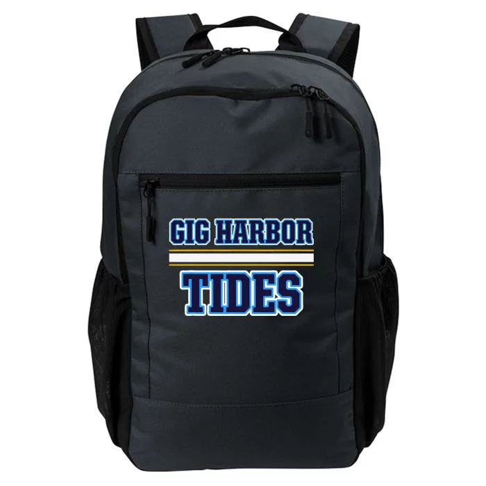 Gig Harbor Tides Horizontal Stripes Daily Commute Backpack