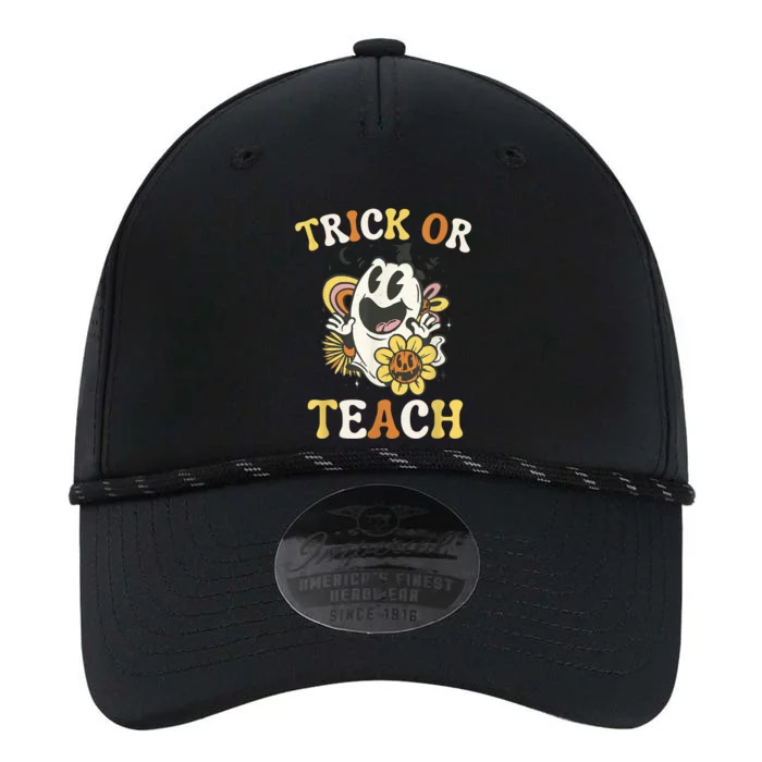 Groovy Halloween Trick or Teach Retro Spooky Ghost Teacher Performance The Dyno Cap