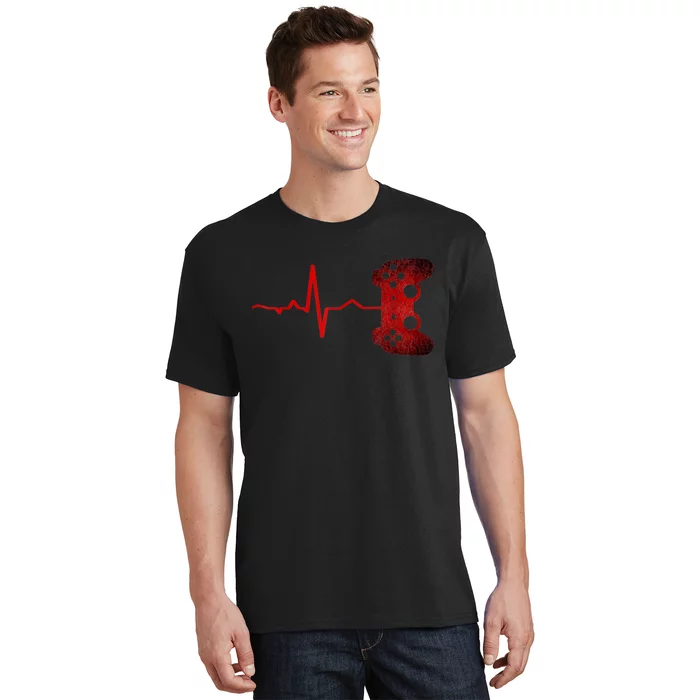 Gamer Heartbeat Video Games Gaming T-Shirt