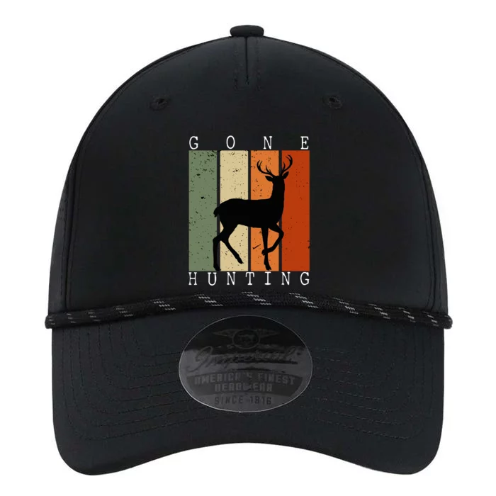 Gone Hunting Vintage Deer Hunting Lover Hunter Gift Cute Gift Performance The Dyno Cap