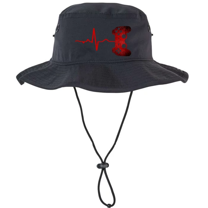 Gamer Heartbeat Video Games Gaming Teens Legacy Cool Fit Booney Bucket Hat