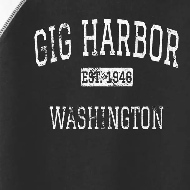 Gig Harbor Washington WA Vintage Toddler Fine Jersey T-Shirt