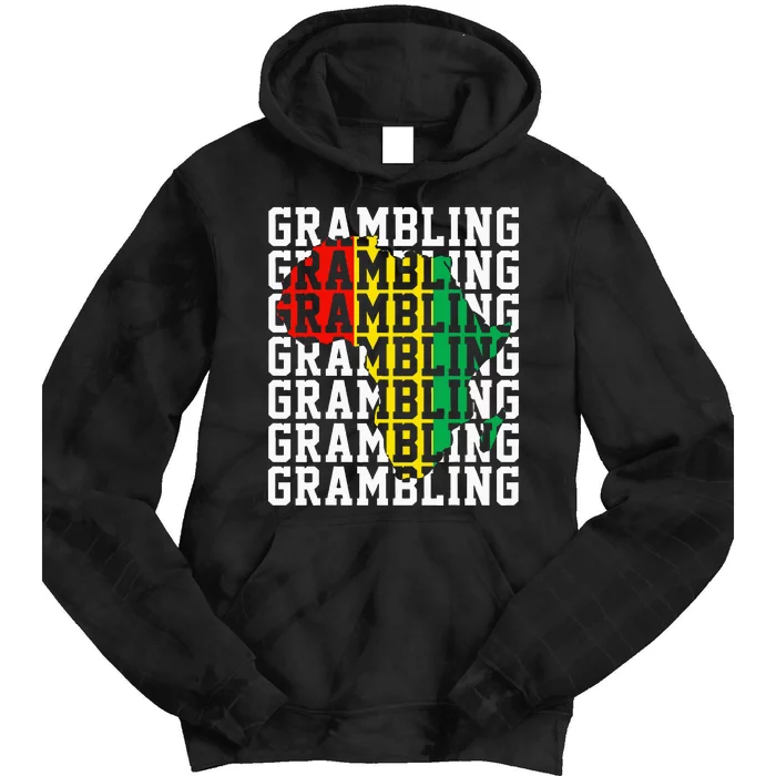 Grambling Hbcu With Africa Historical Black College Alumni Tie Dye Hoodie