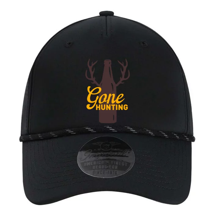 Gone Hunting With Beer Bottle With Deer Antlers Gift Performance The Dyno Cap