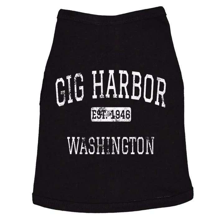 Gig Harbor Washington WA Vintage Doggie Tank