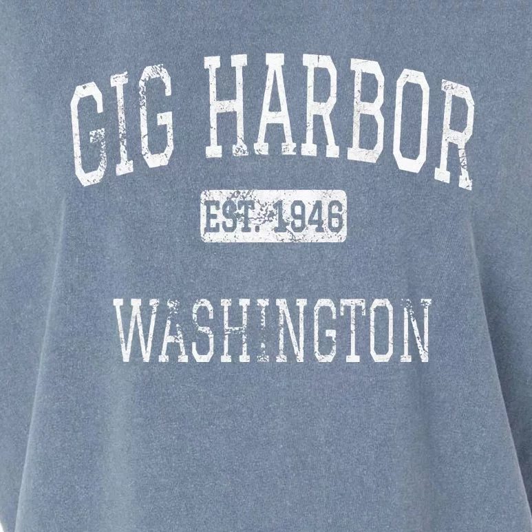 Gig Harbor Washington WA Vintage Garment-Dyed Women's Muscle Tee