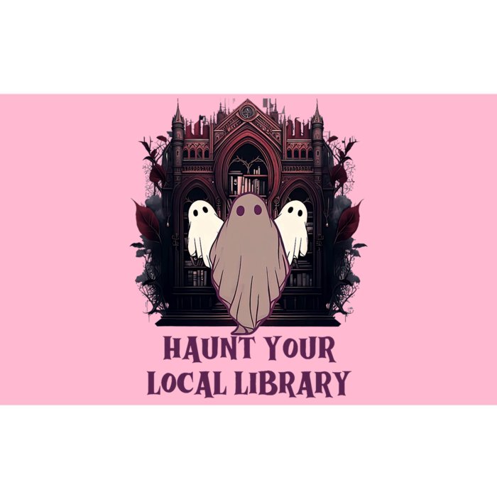 Ghost Haunt Your Local Library Halloween Bumper Sticker