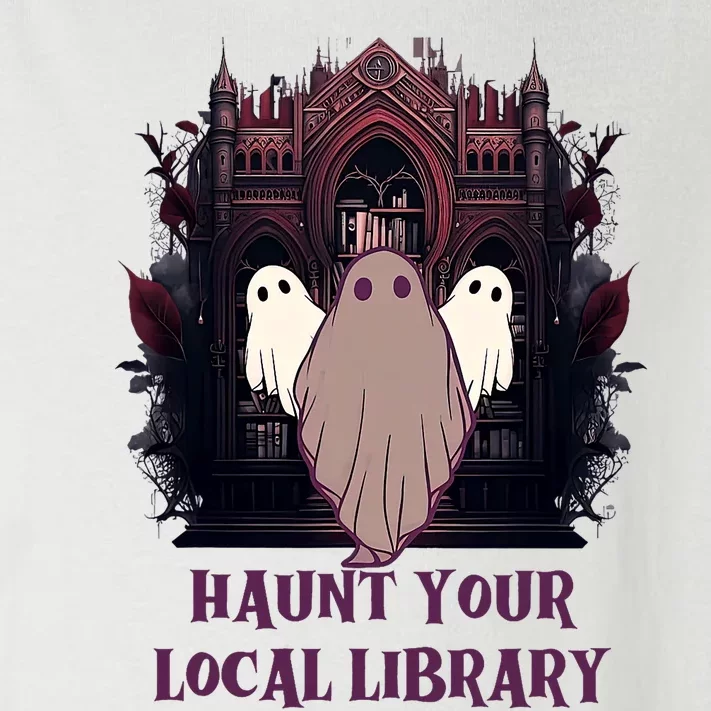 Ghost Haunt Your Local Library Halloween Toddler Long Sleeve Shirt