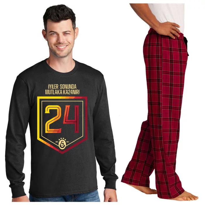 Galatasaray Istanbul 24 Sampiyonluk Long Sleeve Pajama Set