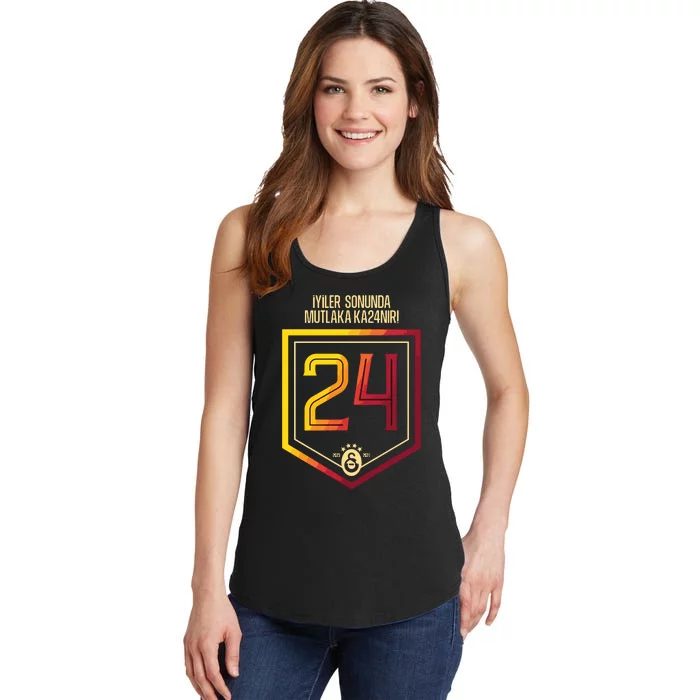 Galatasaray Istanbul 24 Sampiyonluk Ladies Essential Tank