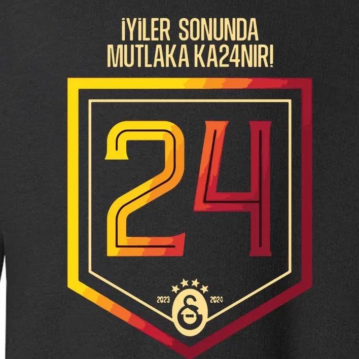 Galatasaray Istanbul 24 Sampiyonluk Toddler Sweatshirt