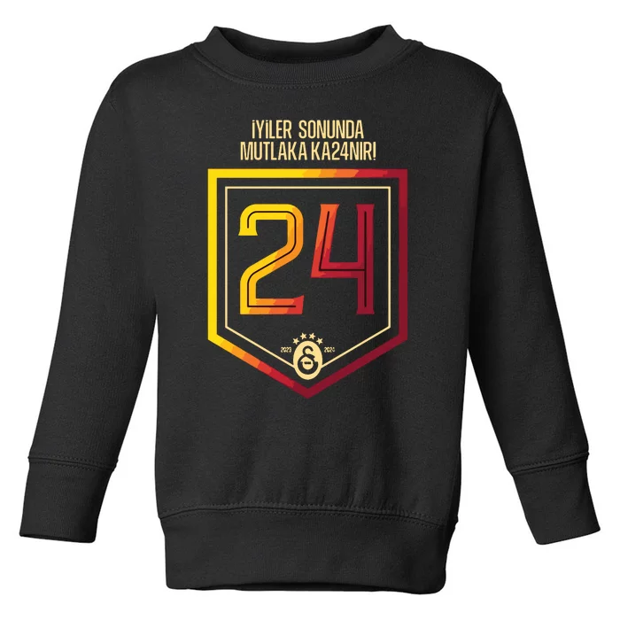 Galatasaray Istanbul 24 Sampiyonluk Toddler Sweatshirt