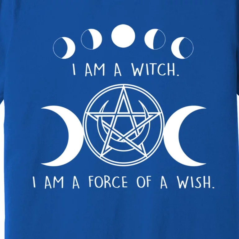 Goth I Am A Witch Halloween Costume Meaningful Gift Premium T-Shirt