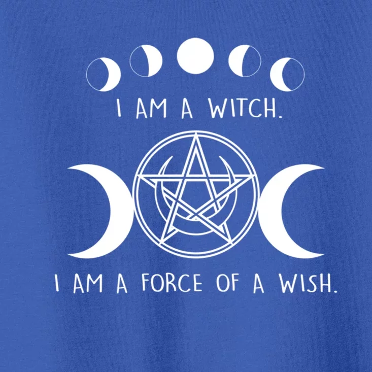 Goth I Am A Witch Halloween Costume Meaningful Gift Toddler T-Shirt