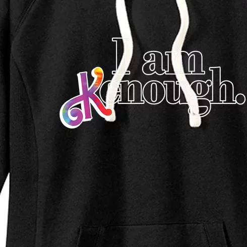 Groovy I Am Kenough Tie Dye Women's Fleece Hoodie