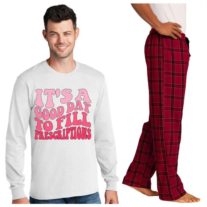 Groovy It's A Good Day To Fill Prescriptions Long Sleeve Pajama Set