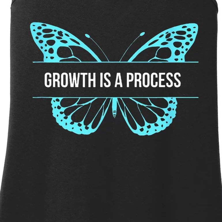 Growth is a process Butterfly Ladies Essential Tank