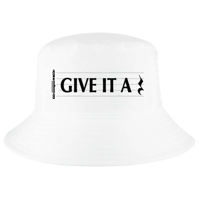 Give It A Rest Flute Player Flutist Flute Cool Comfort Performance Bucket Hat