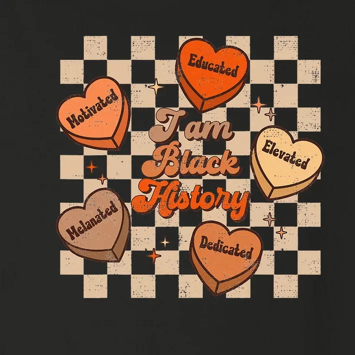 Groovy I Am Black History Month Melanin Black Pride Toddler Long Sleeve Shirt