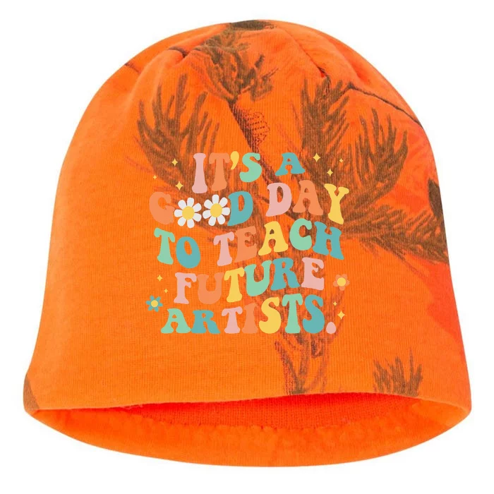 Groovy Its A Good Day To Teach Future Artists Art Teacher Kati - Camo Knit Beanie