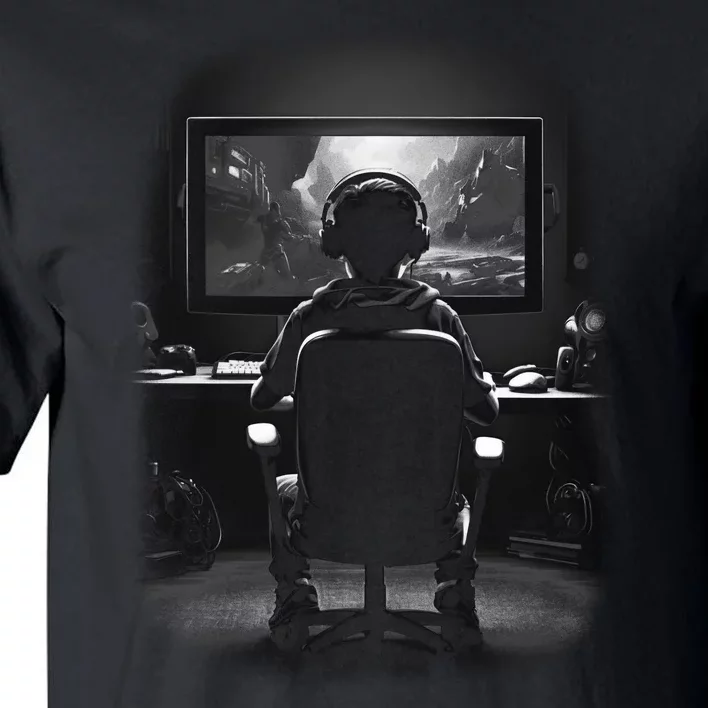 Gamer In Action Tall T-Shirt