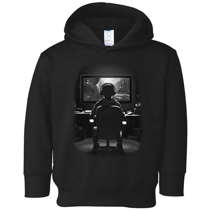 Gamer In Action Toddler Hoodie