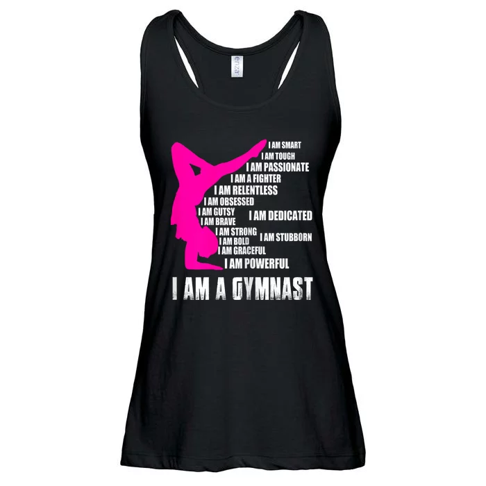 Gymnast I Am A Gymnast Ladies Essential Flowy Tank