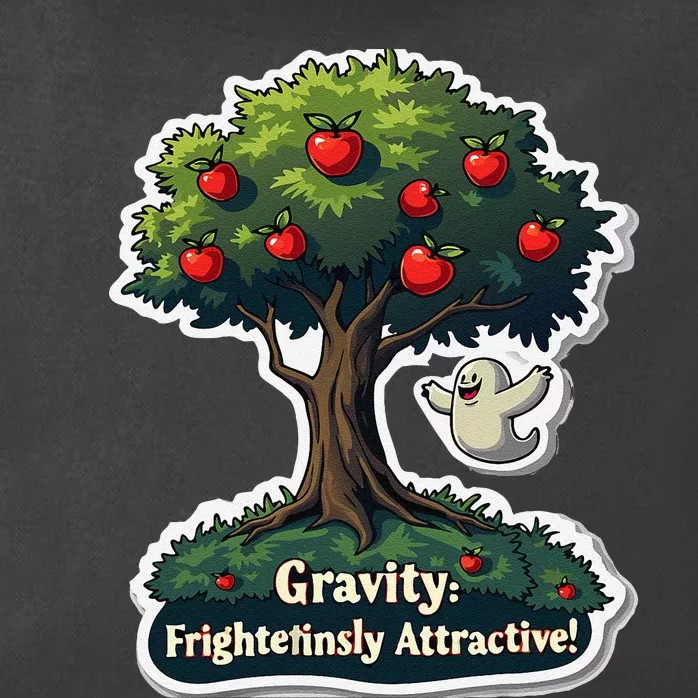 Gravity Is Attractive Physics Teachers Halloween Pun Zip Tote Bag