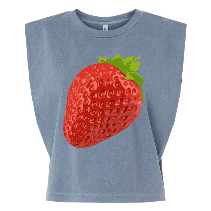 Giant Strawberry Garment-Dyed Women's Muscle Tee