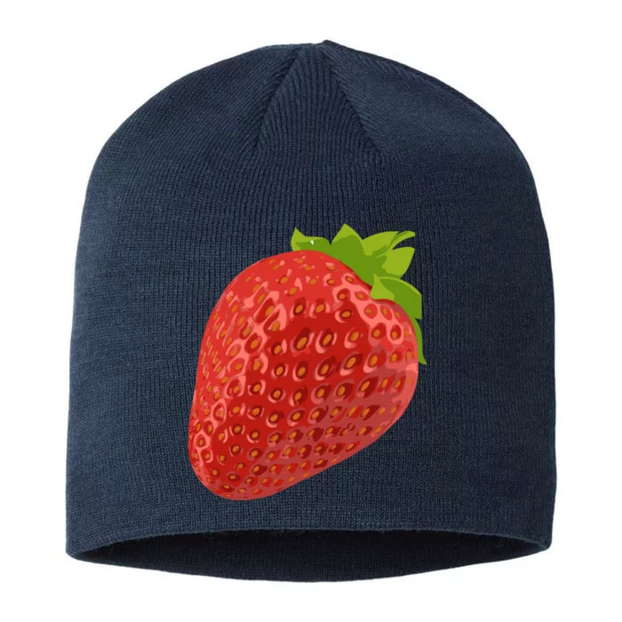 Giant Strawberry 8 1/2in Sustainable Knit Beanie