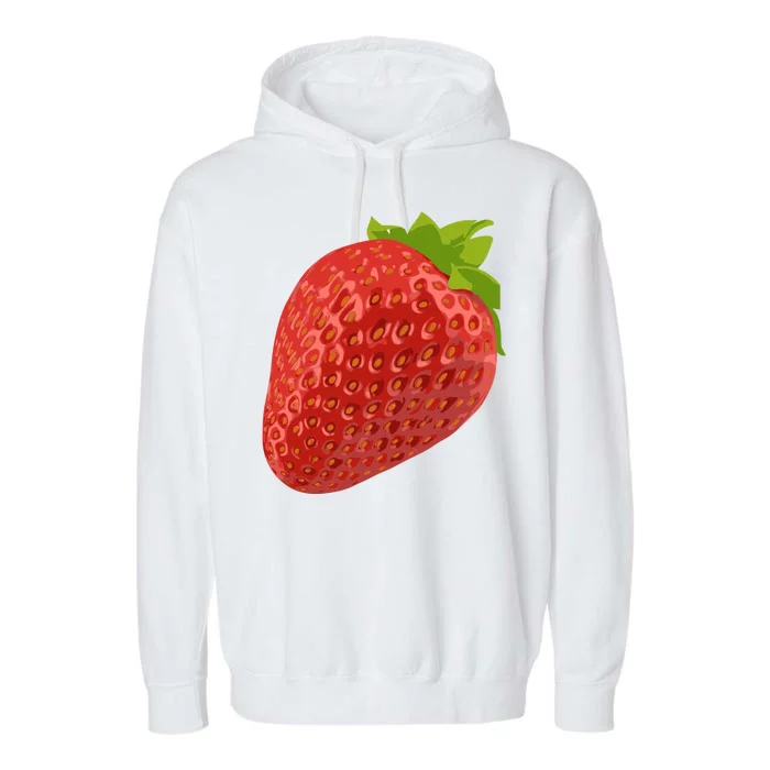 Giant Strawberry Garment-Dyed Fleece Hoodie