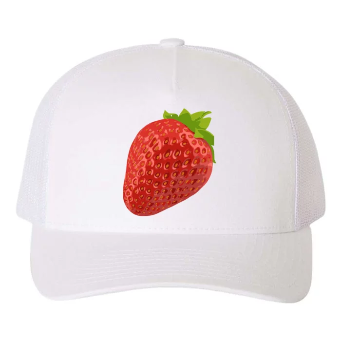 Giant Strawberry Yupoong Adult 5-Panel Trucker Hat