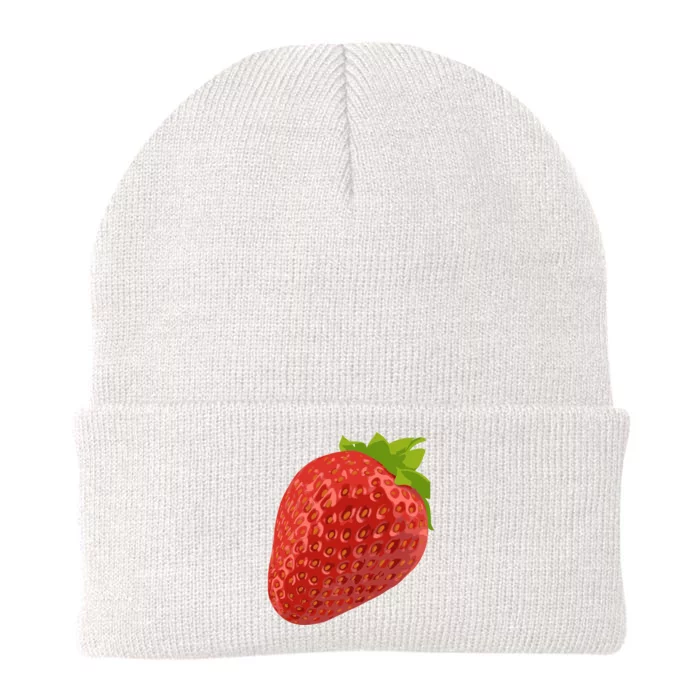 Giant Strawberry Knit Cap Winter Beanie