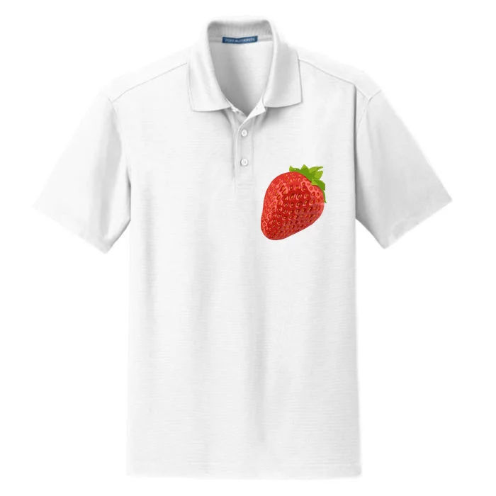 Giant Strawberry Dry Zone Grid Performance Polo