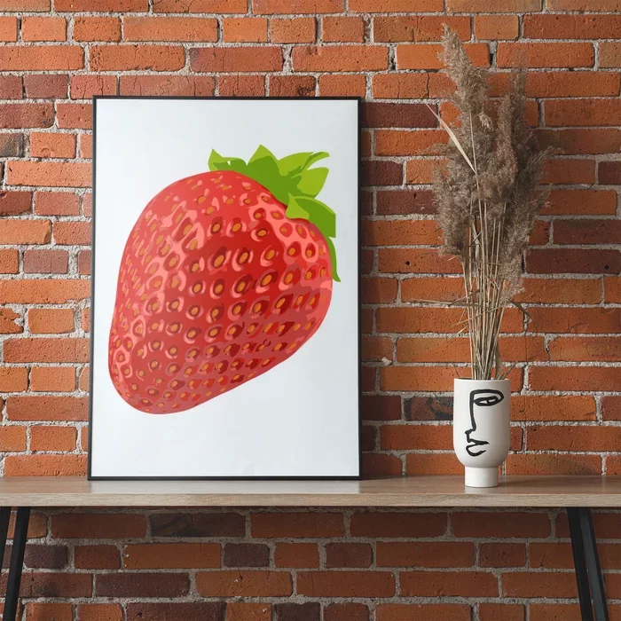 Giant Strawberry Poster