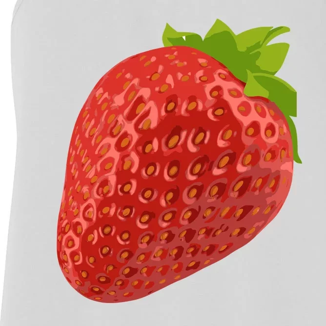 Giant Strawberry Women's Racerback Tank