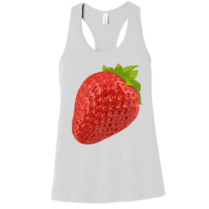 Giant Strawberry Women's Racerback Tank