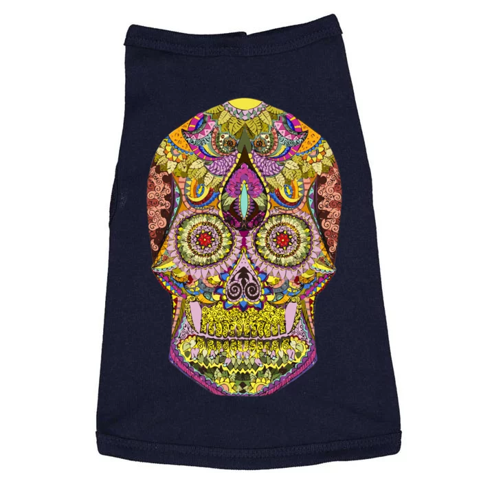 Giant Sugar Floral Sugar Skull Doggie Tank