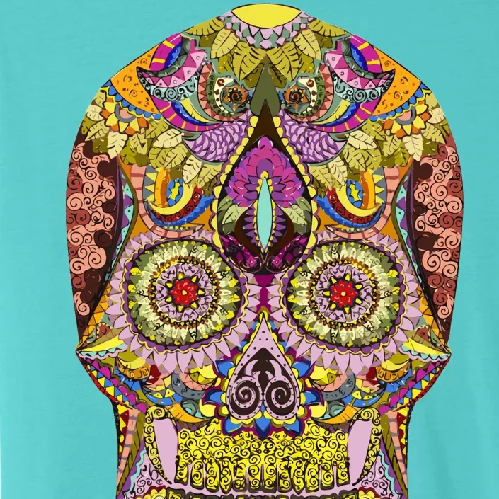 Giant Sugar Floral Sugar Skull ChromaSoft Performance T-Shirt