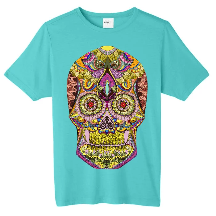 Giant Sugar Floral Sugar Skull ChromaSoft Performance T-Shirt