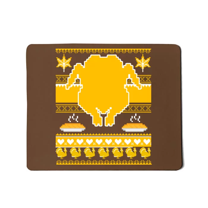 Giant Trukey Ugly Thanksgiving Mousepad