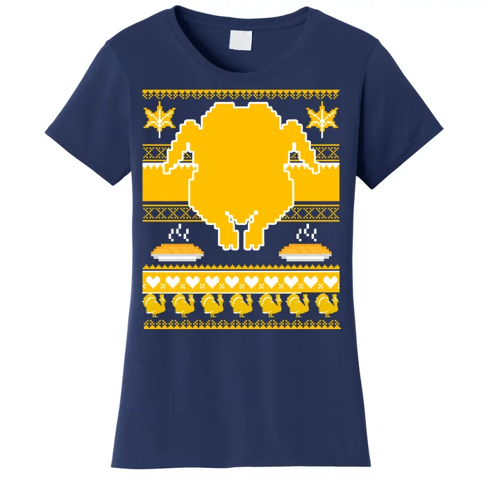 Giant Trukey Ugly Thanksgiving Women's T-Shirt